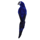 Pack of 3 Realistic Macaw Parrot Feathered Birds, Landscape Animal Ornaments