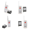 4x Wireless Receivers + 4pcs DC 12V Remote Controls