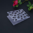 1pc Palm Handprint Plastic Embossing Folder Template For Scrapbooking DIY