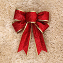 Hanging Ornaments Bowknot,Christmas Tree Party Decoration,(Red)