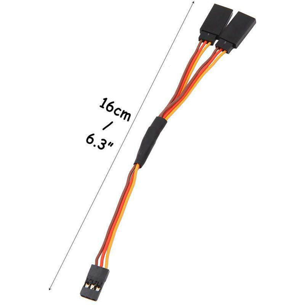 5Pcs 150mm Y Type Extended Line Extension Lead Wire Cable For Futaba Jr Y H R6N5