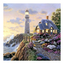 House 5D DIY Round Rhinestone Embroidery Kits Needlework Set Cross Stitch