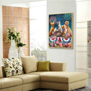 DIY Five Cats Full Drill Round Diamond Painting Bead Art Mosaic Home Decor