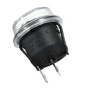 5* 2-PIN ON-OFF SPST Round Dot Boat Car Rocker Toggle Switch&Waterproof Cover