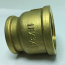 1 Pc Double Female Brass Thread Straight Adapter Connector Fitting DN25xDN20