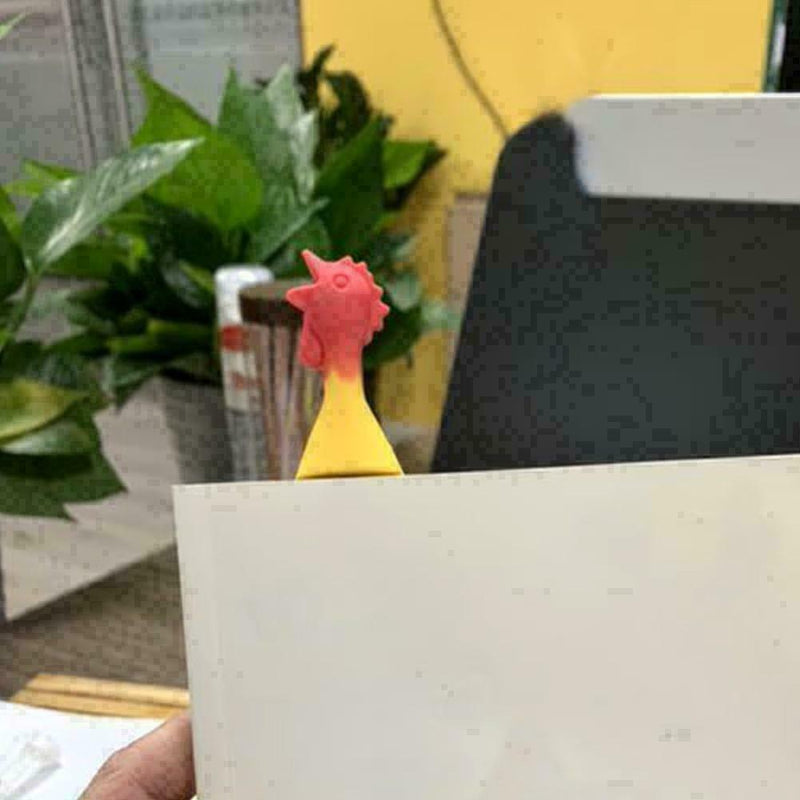 Personalized Silicone Screaming bookmark Chicken Gift Pack Cute Funny L8S9 S3N5