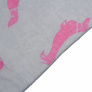 Sausage Dachshund Dog Animal Ladies Scarf Shawl Soft Feel 180 x 90cm White