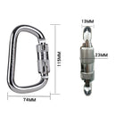 Insurance Master Lock Buckle 45Kn Hot-Forged Climb Lock Carabiner Rock Clim