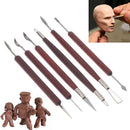 6Pcs Clay Sculpting Set Kit Wax Clay Carving Tools Shaping Polymer ModelingB Hn
