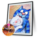 5D DIY Full Drill Diamond Painting Cat Cross Stitch Embroidery Kit (C1107) A
