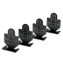 4pcs Metal Practice Silhouette Shooting Aim Target Mini Plinking Targets