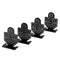 4pcs Metal Practice Silhouette Shooting Aim Target Mini Plinking Targets