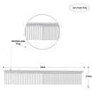 6.29"/16cm Pets Dog Comb Professional Steel Grooming Comb Dog Cat Cleaning Brush