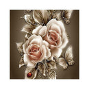 5D Diamond Painting Rose Butterfly Full Drill DIY Cross Stitch Home Decor