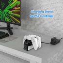 LED Controller Dual Charger Station for Sony PS5 Fast Power Cradle (Black) A