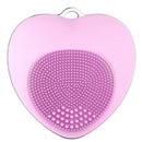 Pink Mini Heart Cleanser Waterproof Electric Facial Cleaning Brush Massage