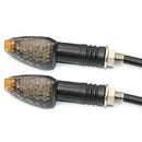 LED Turn Signal Lights High Light Efficiency No Thermal 2pcs 12V Motorcycle Ambe