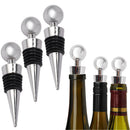 5pcs Wine Bottle Stopper Champagne Vacuum Sealed Wedding Gift Stainless GAQ