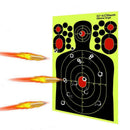 10PCS 14.5" Human Body Shape Training Target Paper Fluorescent Target Paper