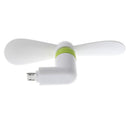 MagiDeal Mini Portable USB Micro USB Travel Fan & Leaves for Android Phone