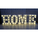 White Large Plastic Marquee Freestanding Alphabet LED Light UP Letters M