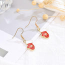 9 Pairs Christmas Stud Earrings Women Gloves Snowflake Dangles Jewelry Gift