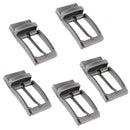 5x Mens Metal Reversible Belt Buckle Replacement Retro Pin Buckle Rectangle