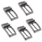 5x Mens Metal Reversible Belt Buckle Replacement Retro Pin Buckle Rectangle