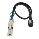 Premium Mini SAS 26P SFF-8088 to Mini SAS 36P SFF-8087 Adapter Cable 0.5M