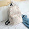 Women Backpack Canvas Preppy Large School Travel Printing Bags for Students