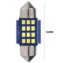 2x Festoon Car LED Bulbs SMD 2016 Interior Map Reading Lamp Bulbs (31mm) A