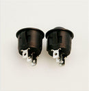 20x AC 125V 10A 6A 250V On Off Snap in SPST Round Boat Rocker Switch JF L JR