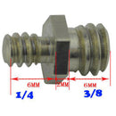 Durable Metal 1/4 Inch Male To 3/8 Inch Male Screw Converter For Photography