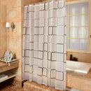 Waterproof Shower Curtain With 12 Hooks For Bathroom Toilet T3M9
