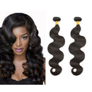 Brazilian Body Wave Hair Bundles Human Hair Weave Natural Color Non Remy Ha