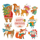 Christmas Patches Set Washable Heat Transfer Iron-on Patch DIY Accessory Pa JR