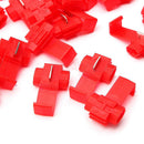 100PCS Electrical Quick Splice Lock Wire Cable Terminal Connectors Crimp Tool