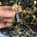 Carbon + stainless steel motor brush 16mm x 11mm x 5mm - 2 pieces