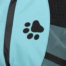 Claw Print Foldable Pet Cat Dog Tent House Guard Playpen Fence (Sky Blue)