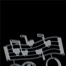Music Heart Embossing Cutting Dies for Scrapbooking Decor Craft Card Makin-ME