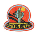 Cactus and sun Patch Applique Embroidered Patches Sew on Badge M&O