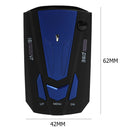 V7 2020 Car Radar Detector English Russian Human Voice Speed Warning (Blue)