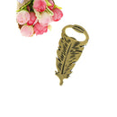 Golden Feather Bottle Opener Beer Bar Tools Wedding Favor Party Gifts 3C