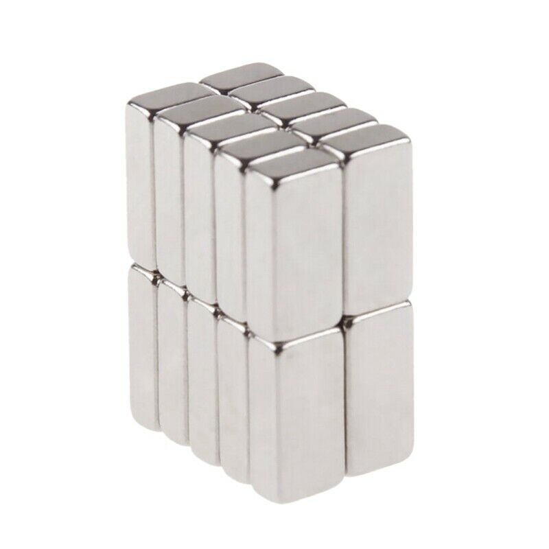 20 Pcs 10 Mm x 5 Mm x 3Mm Neodymium Block Magnet Super Strong Magnets Craft P3D2