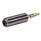 3.5mm Male to Female M/F Stereo Audio Plug CTIA to OMTP Headphone Adapter