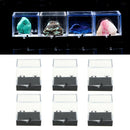 6x Presentation Box Showcase Storage Box for Mineral And
