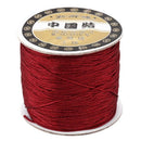120 Meters Nylon Handcraft Braid Rattail Cord Chinese Knotting Thread Rope  R6K7