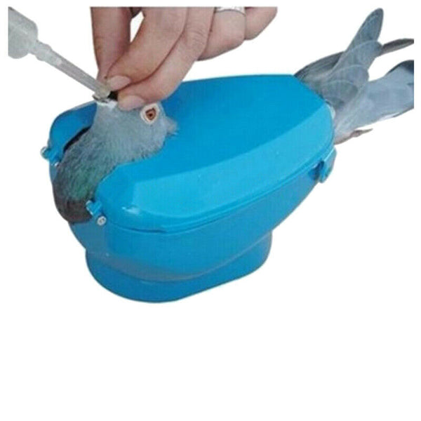 Plastic Racing Pigeon Holder Easy Bird Fixed Frame Rack Medicine Feeder Lig