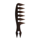 Men Hair Texture Wide Tooth Texturizing Comb Man Oil Head Hair Comb (Black)