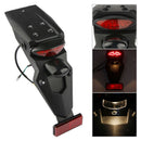 Motorcycle Rear Fender Mudguard License Plate LED Tail Light Easy to Install